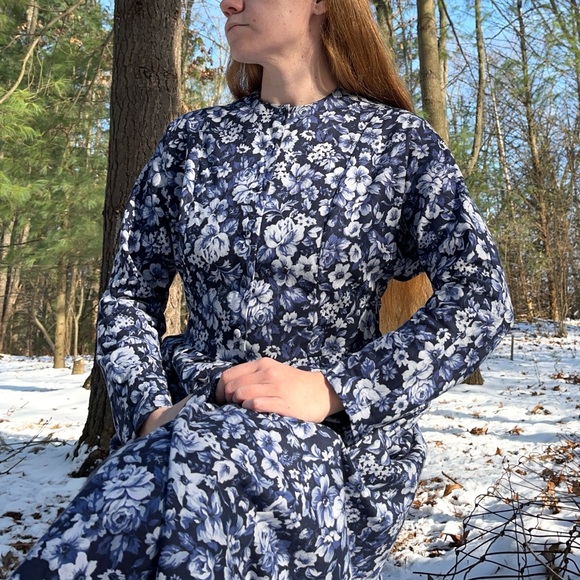 90s Laura Ashley Floral Dress - Picture 3 of 16